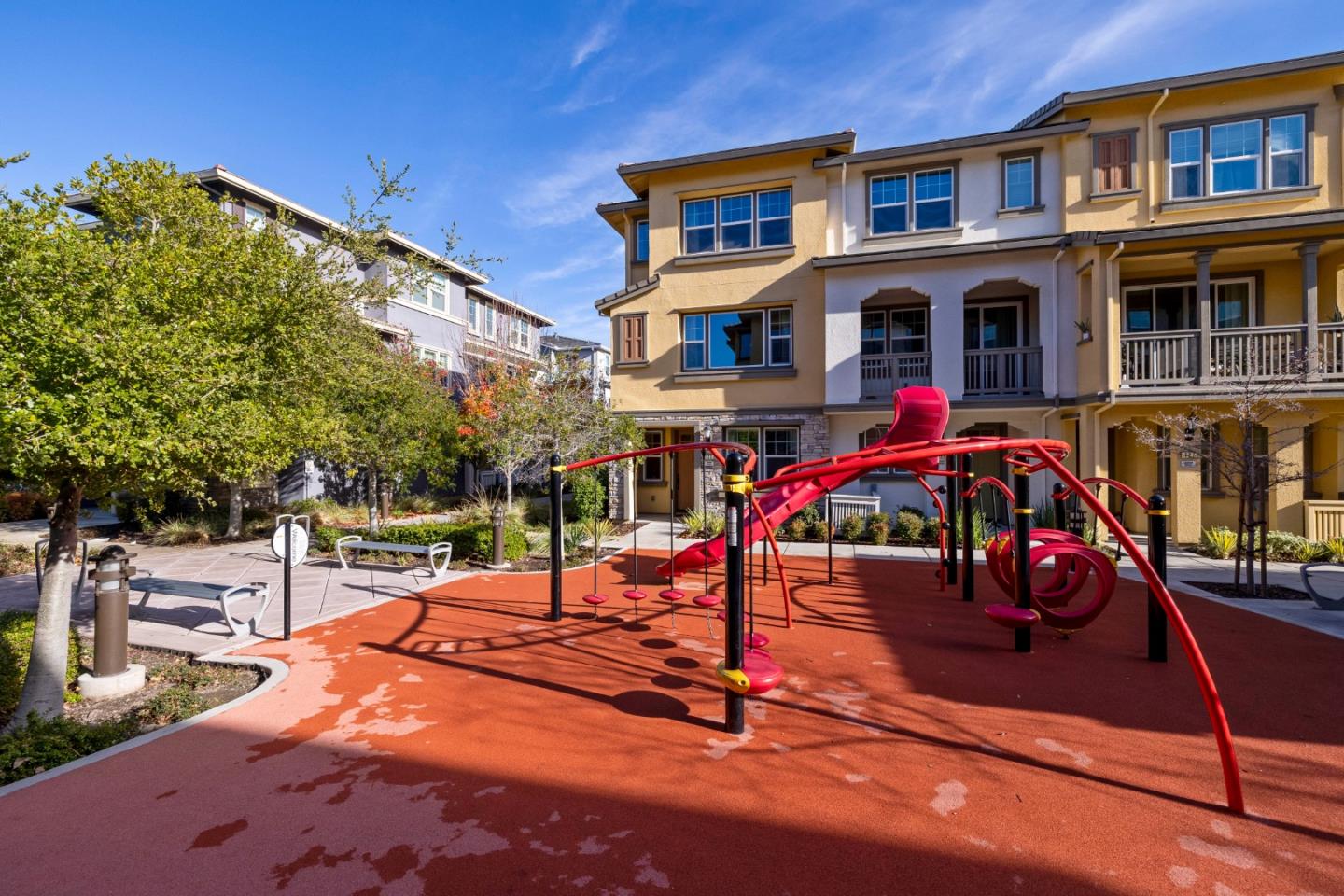 123 Lemmon Terrace Sunnyvale, CA 94086 - Photo 35 of 42 a view of a park with swings