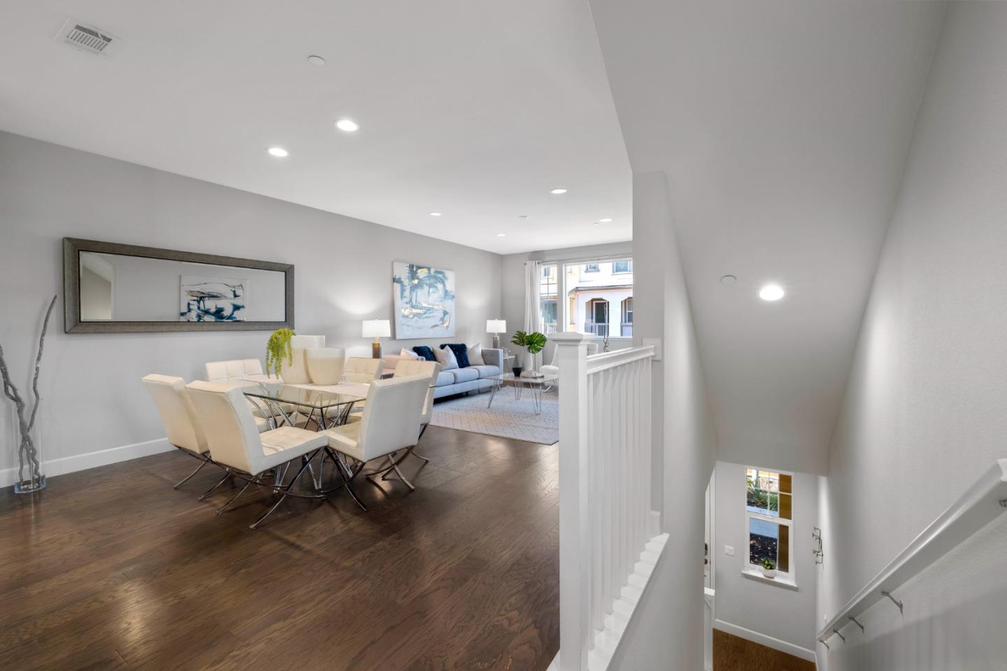 123 Lemmon Terrace Sunnyvale, CA 94086 - Photo 4 of 42 a living room with furniture and a wooden floor