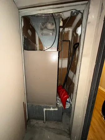 a view of water heater room