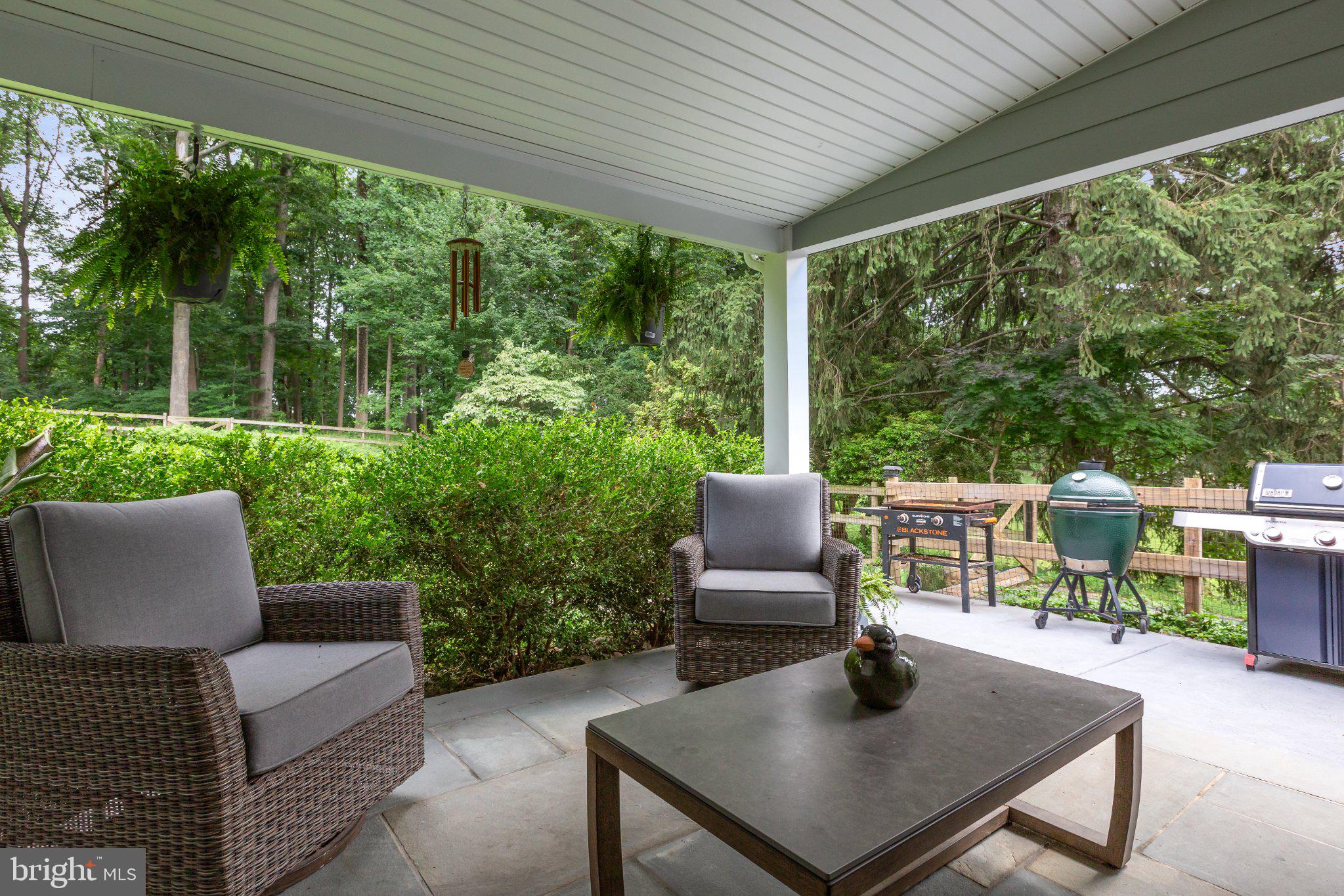 209 Marple Road Haverford, PA 19041 - Photo 35 of 42 Rear Patio w/ TV - Great for Entertaining!