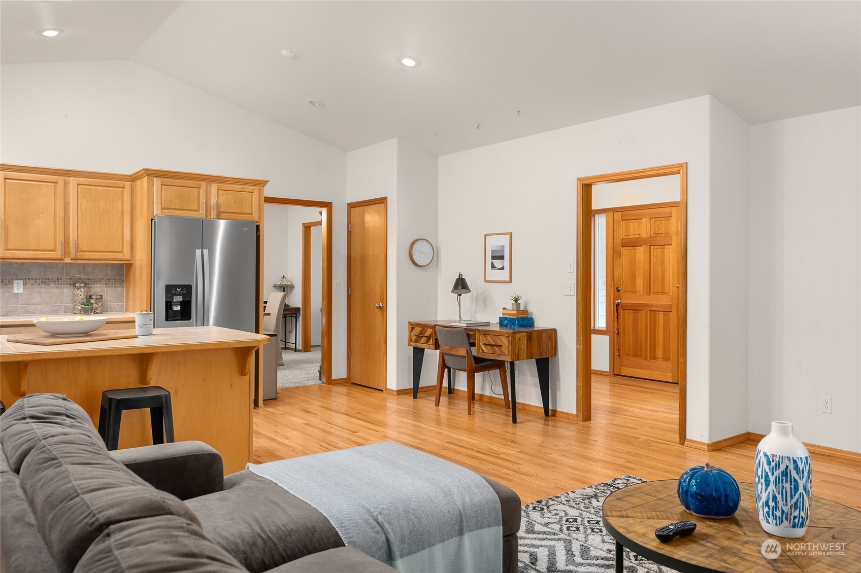 17310 Freestad Road Arlington, WA 98223 - Photo 12 of 29 a living room with furniture and a large window
