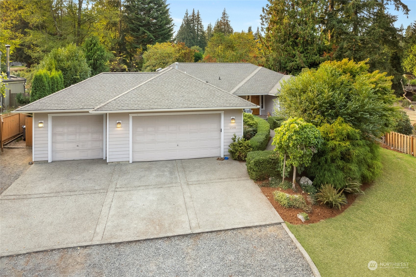 17310 Freestad Road Arlington, WA 98223 - Photo 2 of 29 a view of a garage