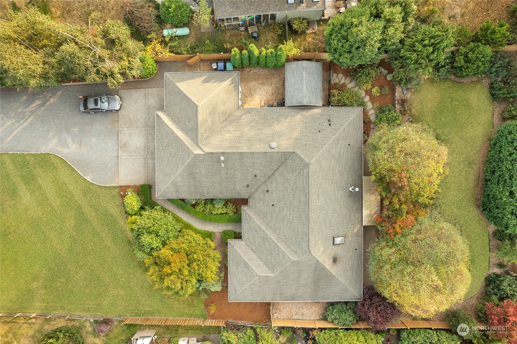 17310 Freestad Road Arlington, WA 98223 - Photo 4 of 29 an aerial view of residential houses with outdoor space