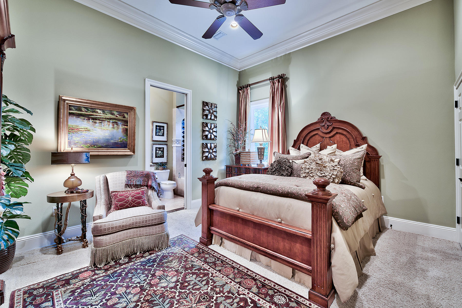 2952 Pine Valley Road Miramar Beach, FL 32550 - Photo 25 of 41 a bedroom with furniture and a large window