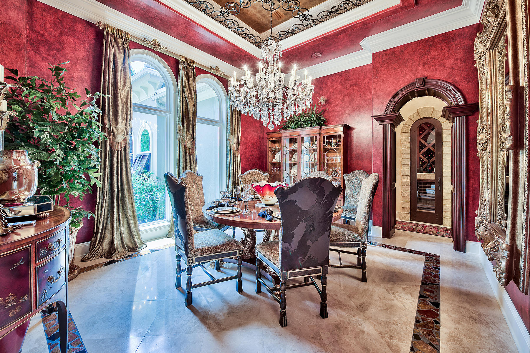 2952 Pine Valley Road Miramar Beach, FL 32550 - Photo 9 of 41 a view of a dining room with furniture and chandelier