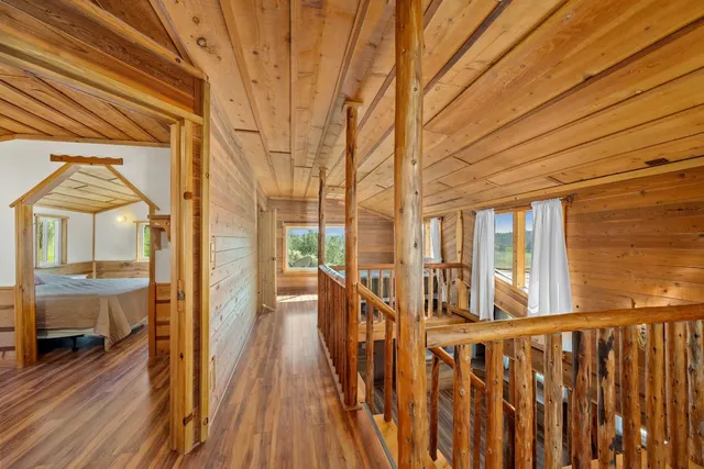 a view of lake and mountain