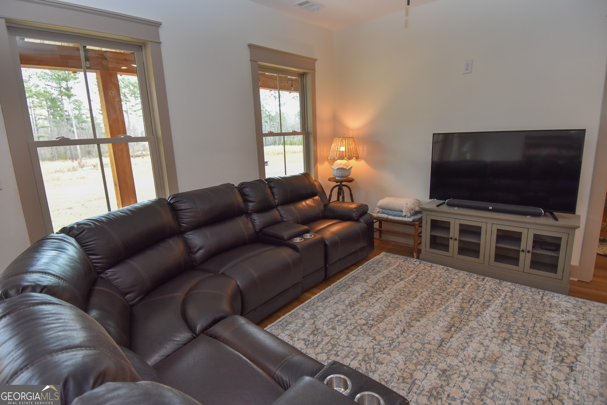 580-i B I B Howard Road Williamson, GA 30292 - Photo 15 of 123 a living room with furniture and a flat screen tv