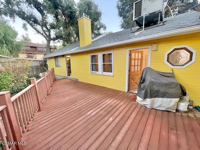 832 Katherine Road Simi Valley, CA 93063 - Photo 24 of 34 a view of a house with wooden deck