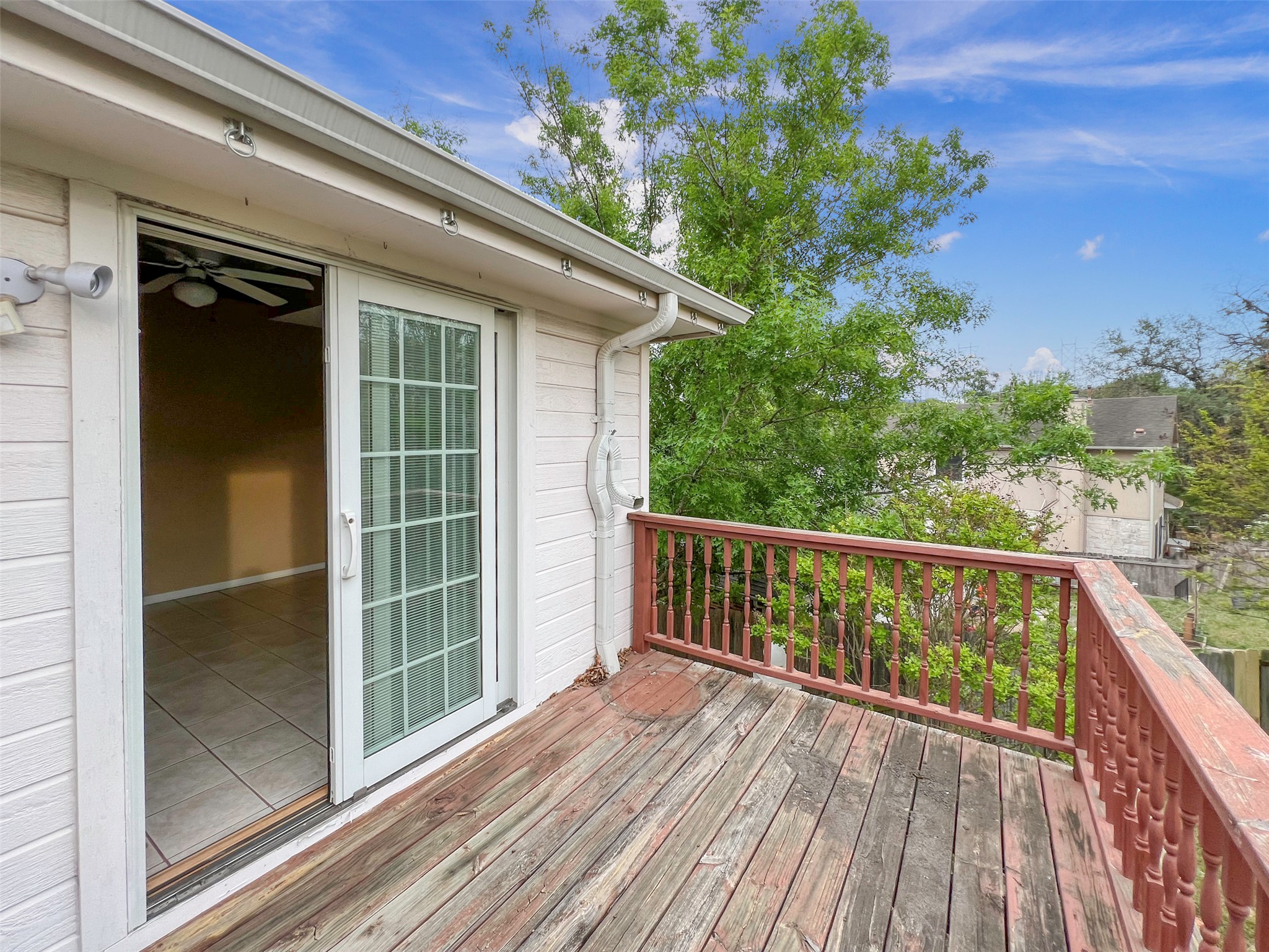 12010 Shady Springs Road Austin, TX 78758 - Photo 17 of 28 Back Off Primary Bedroom Upstairs