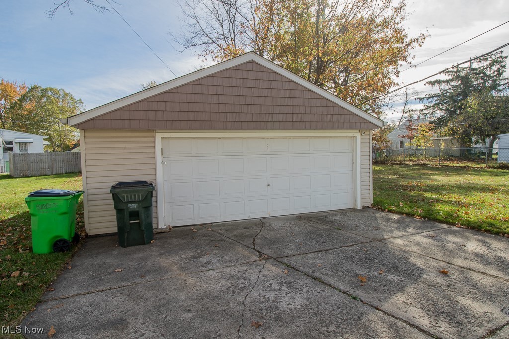 23640 Hartland Road Euclid, OH 44123 - Photo 5 of 28 Two car garage is large for additional storage