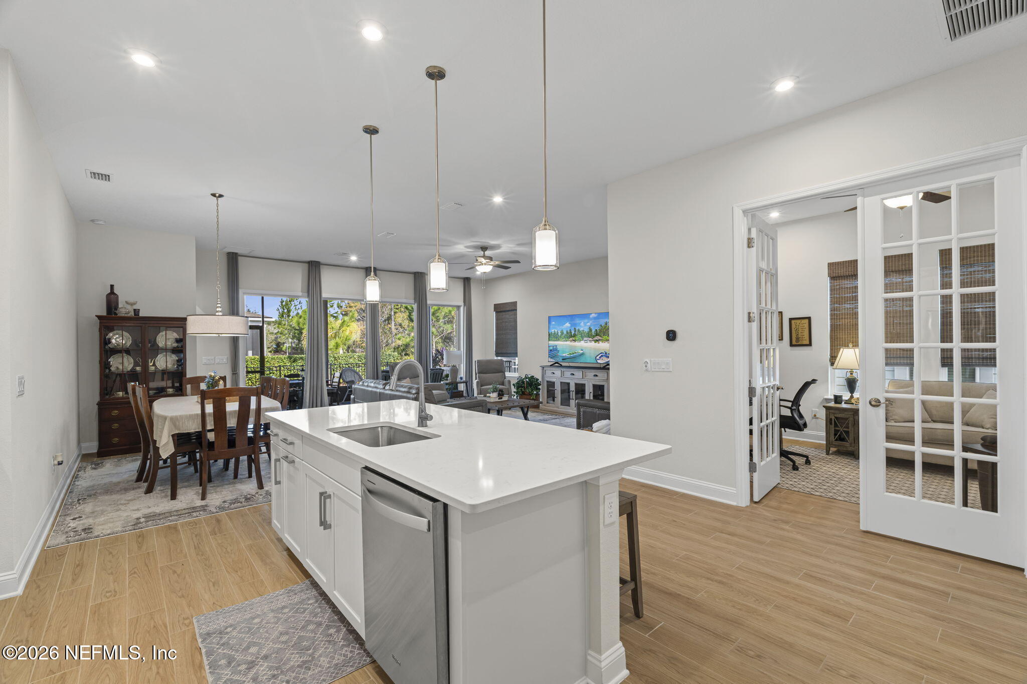 33 Pigeon Cove St. Johns, FL 32259 - Photo 7 of 37 a very nice looking dining room with a large center island and some chairs