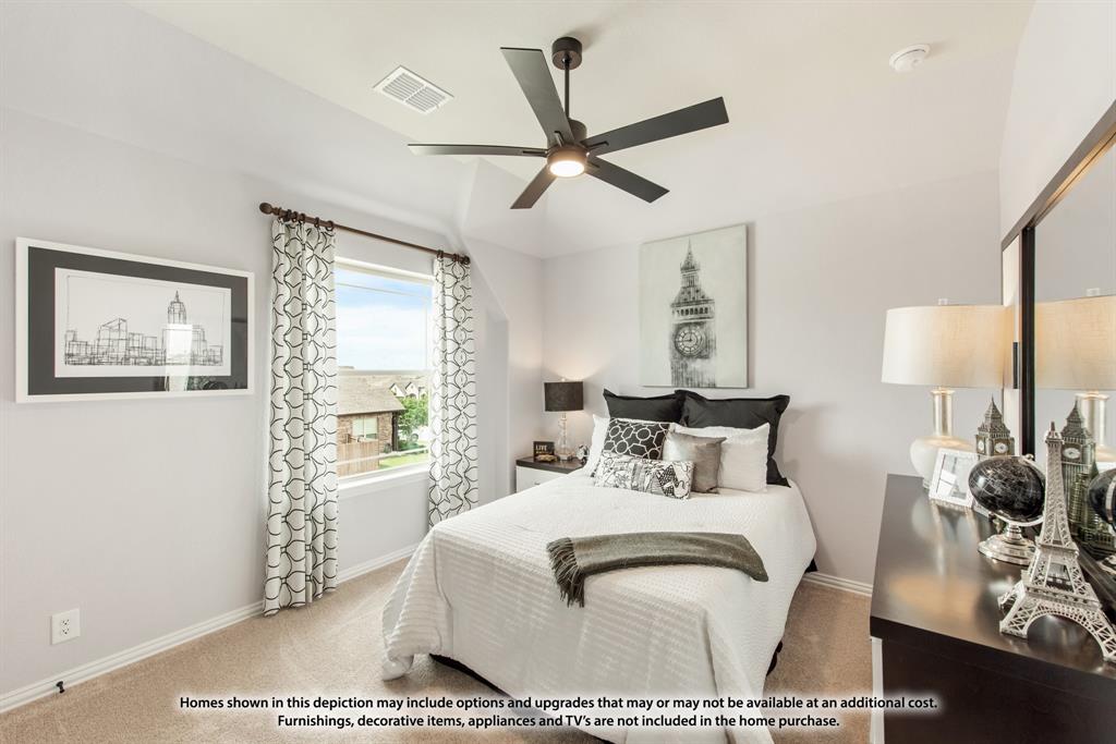 1108 Edgemire Lane Aubrey, TX 76227 - Photo 30 of 34 a bedroom with a bed and window