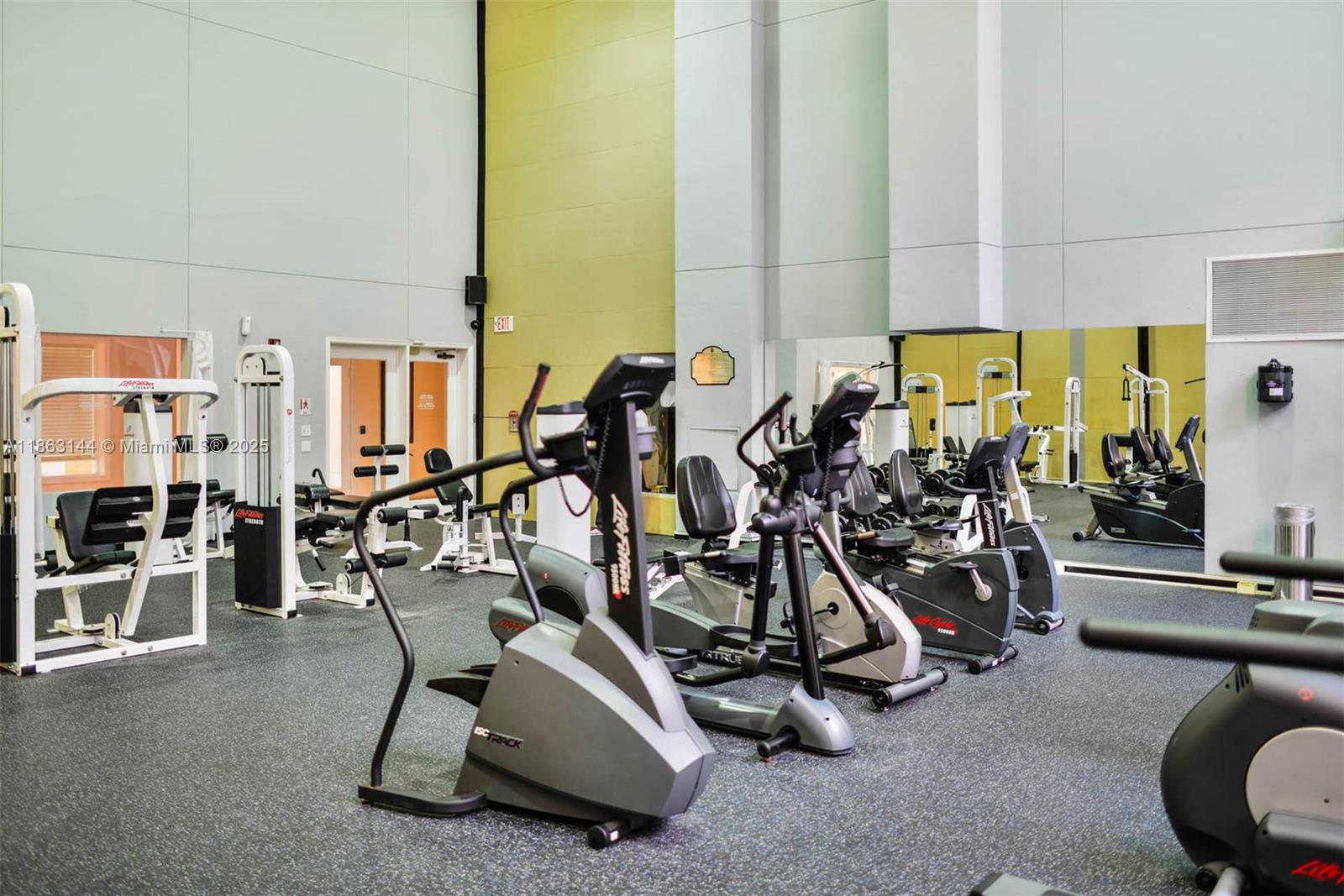 17100 North Bay Road, Unit 1303 Sunny Isles Beach, FL 33160 - Photo 23 of 24 a view of a room with gym equipment