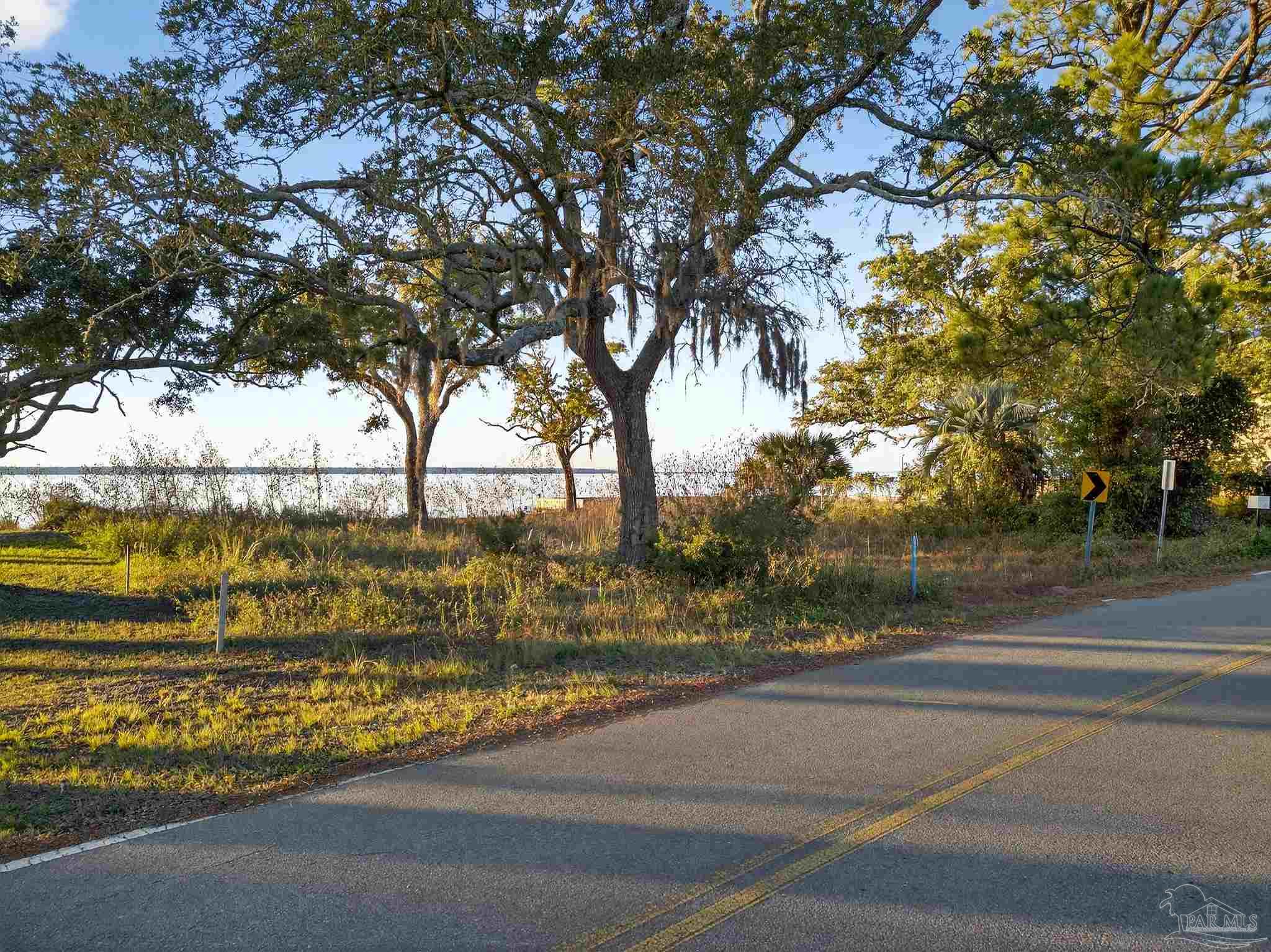 293 Garcon Point Road Milton, FL 32583 - Photo 6 of 12 a view of a yard next to a road
