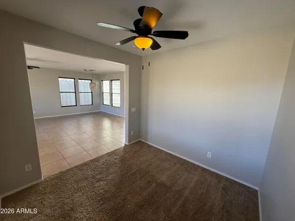 a view of empty room with a window