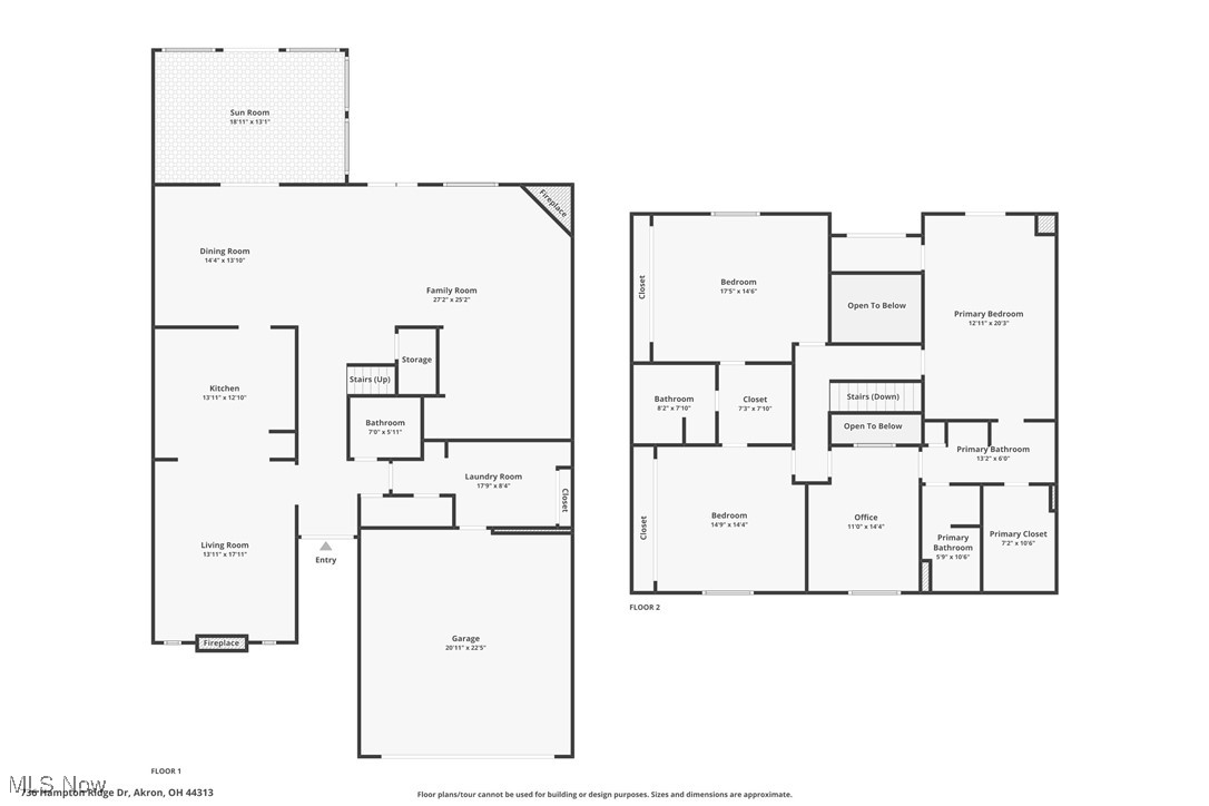 736 Hampton Ridge Drive Akron, OH 44313 - Photo 43 of 43 View of property floor plan