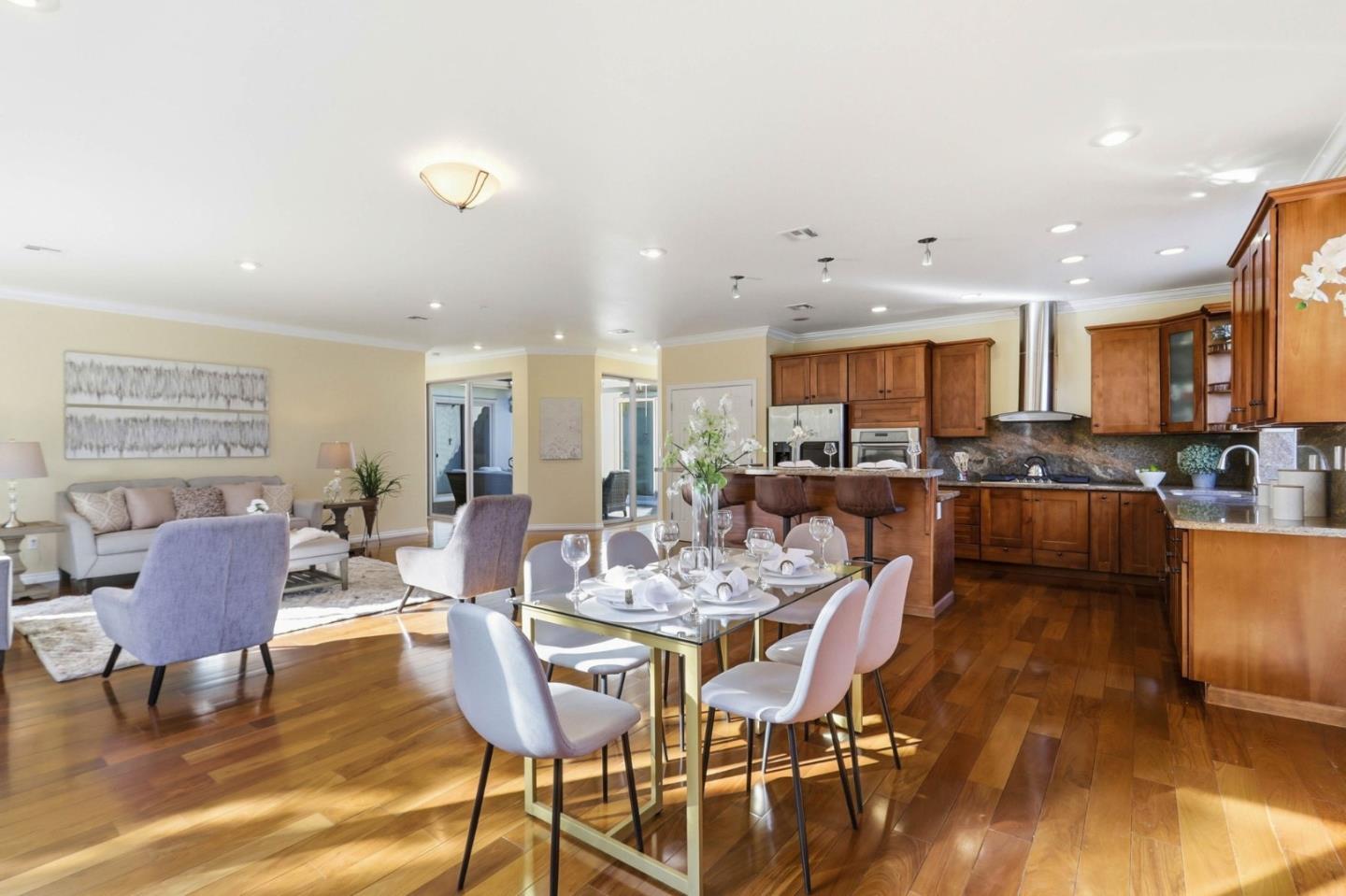 1352 South Stelling Road Cupertino, CA 95014 - Photo 20 of 49 a view of a dining room with furniture