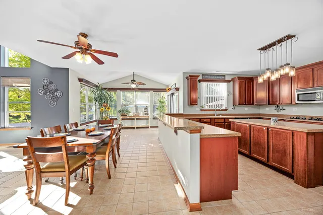 a very nice looking room with a large window