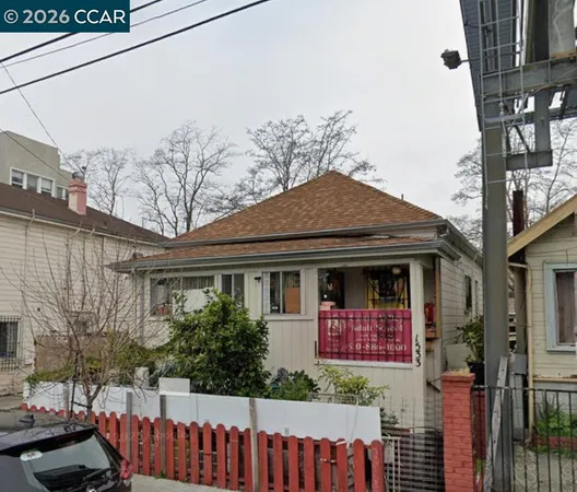 a front view of a house with balcony