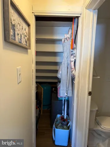 a room with storage and utility