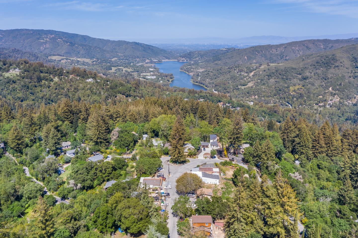 21433 Broadway Road Los Gatos, CA 95033 - Photo 22 of 41 an aerial view of residential houses with outdoor space and trees