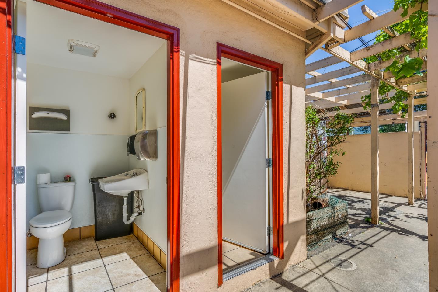 21433 Broadway Road Los Gatos, CA 95033 - Photo 4 of 41 a bathroom with a toilet and a shower
