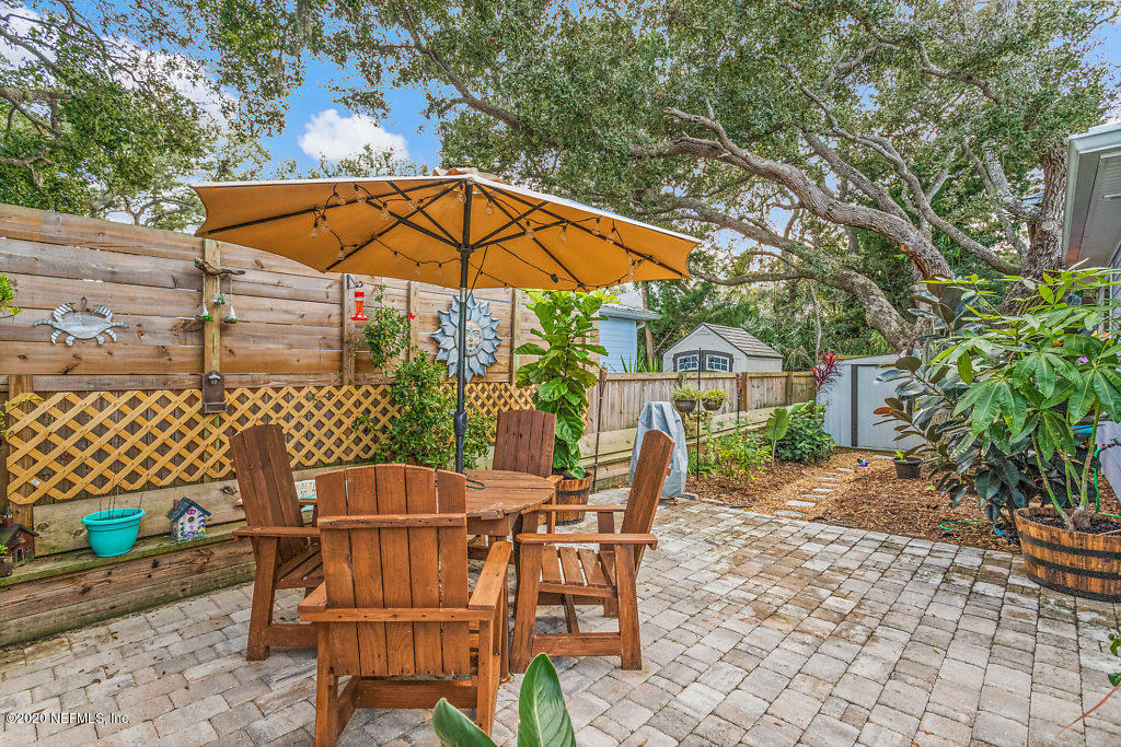 405 2nd Street St. Augustine, FL 32084 - Photo 46 of 49 a view of outdoor space yard and patio