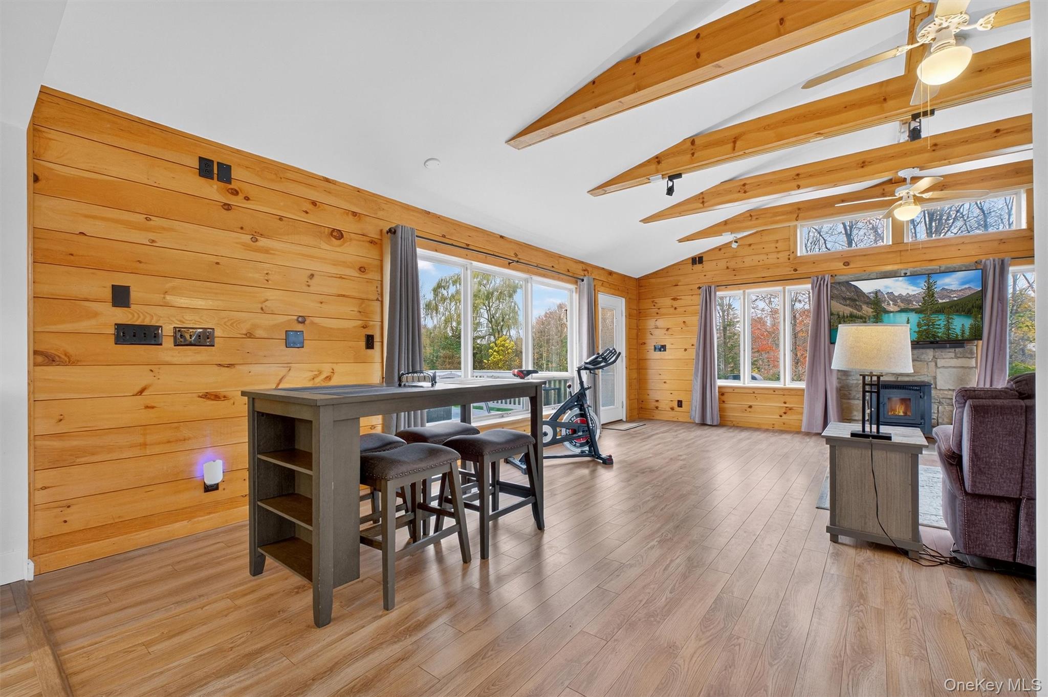 618 Salt Point Turnpike Poughkeepsie, NY 12601 - Photo 13 of 38 a view of a dining room with furniture and wooden floor