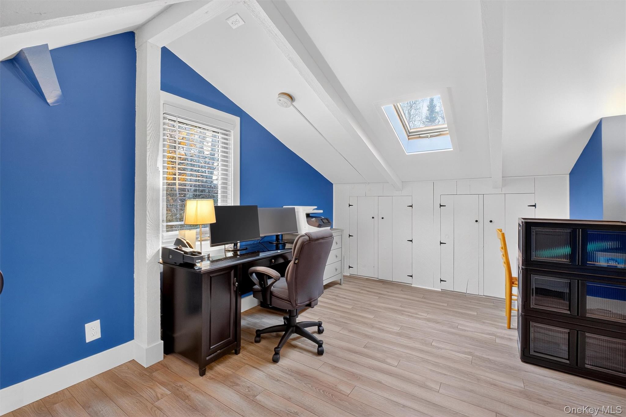 618 Salt Point Turnpike Poughkeepsie, NY 12601 - Photo 19 of 38 a view of a workspace with furniture and wooden floor