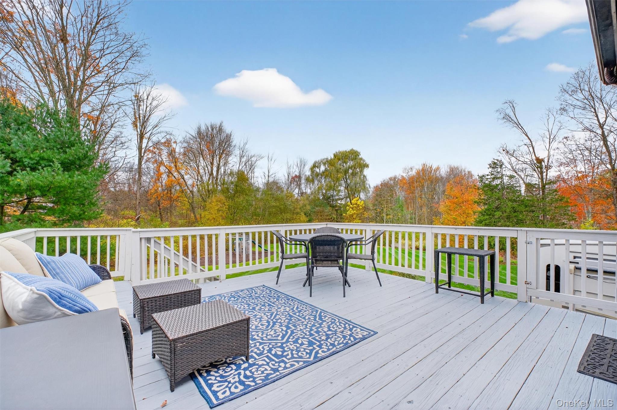 618 Salt Point Turnpike Poughkeepsie, NY 12601 - Photo 30 of 38 a view of a balcony with furniture