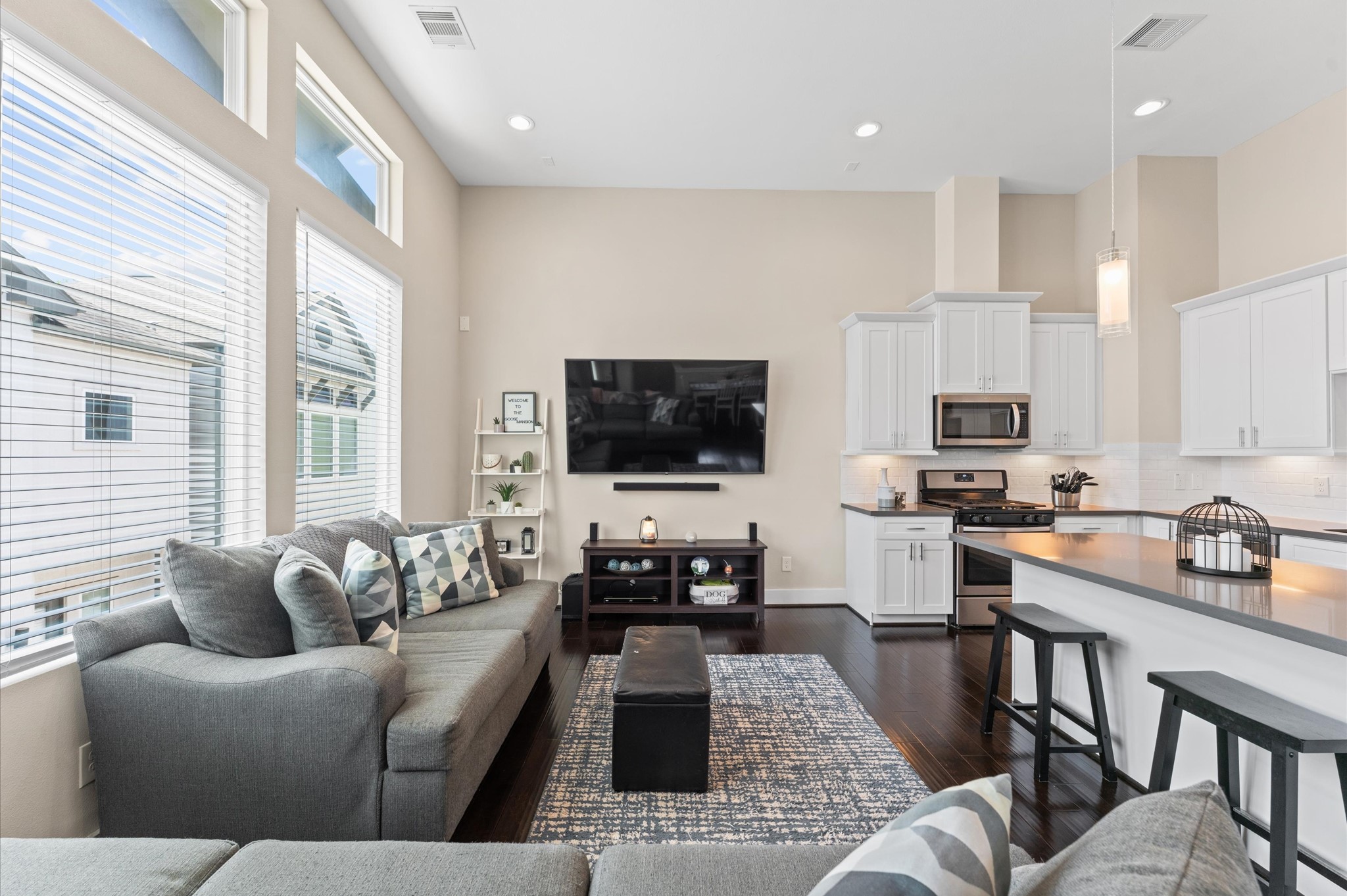 2422 Cochran Street Houston, TX 77009 - Photo 9 of 31 The second floor is where the action is! This great layout is perfect for quiet nights at home or game nights with friends.