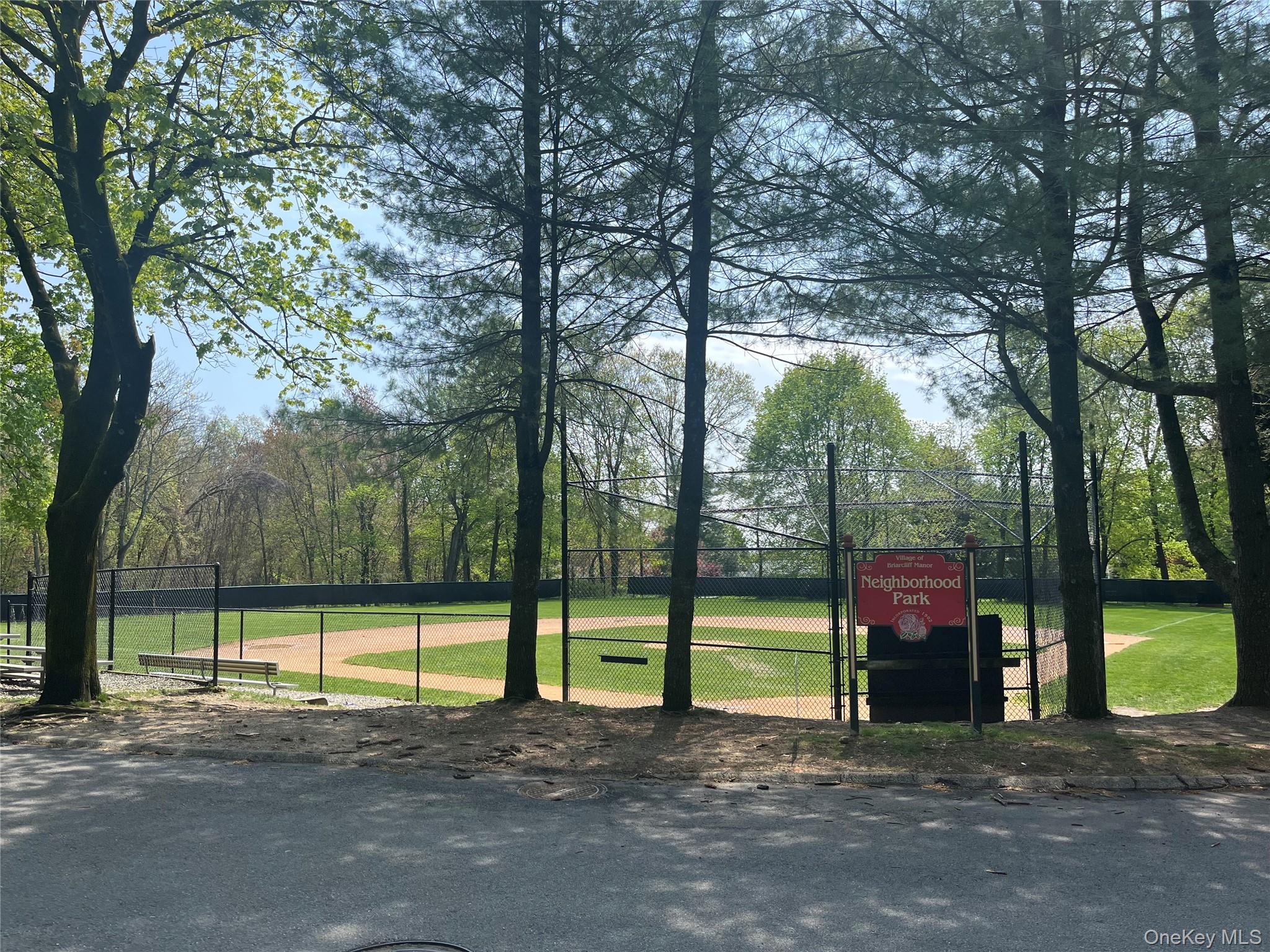 62 Whitson Road Briarcliff Manor, NY 10510 - Photo 41 of 46 Nearby Neighborhood Park with a baseball field and playground/basketball court.