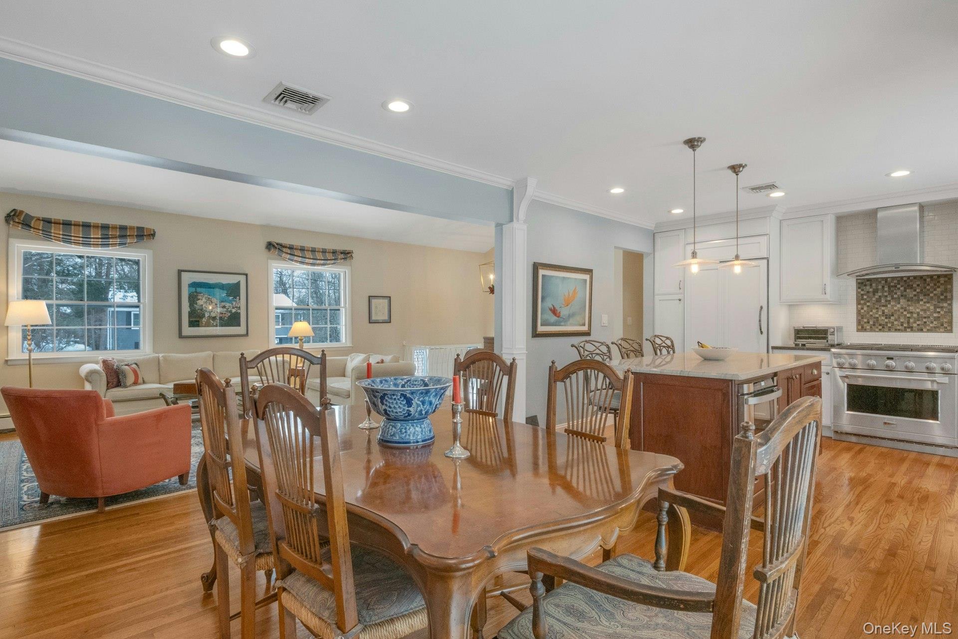 62 Whitson Road Briarcliff Manor, NY 10510 - Photo 6 of 46 Perfect layout for entertaining with the Dining Room open to the Living Room & the Chef's Kitchen.