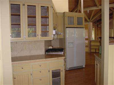 100 Oak Ridge Road San Rafael, CA 94903 - Photo 5 of 6 a kitchen with a refrigerator and cabinets