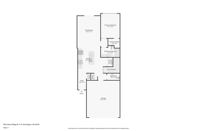 $399,900 | 405 Falcon Ridge Drive, Unit 14, Burlington, WI 53105
