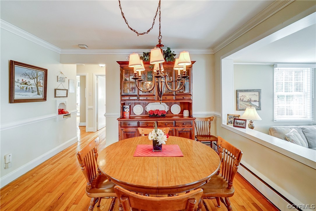 210 North Ridge Road Henrico, VA 23229 - Photo 25 of 50 a view of a dining room with furniture and chandelier