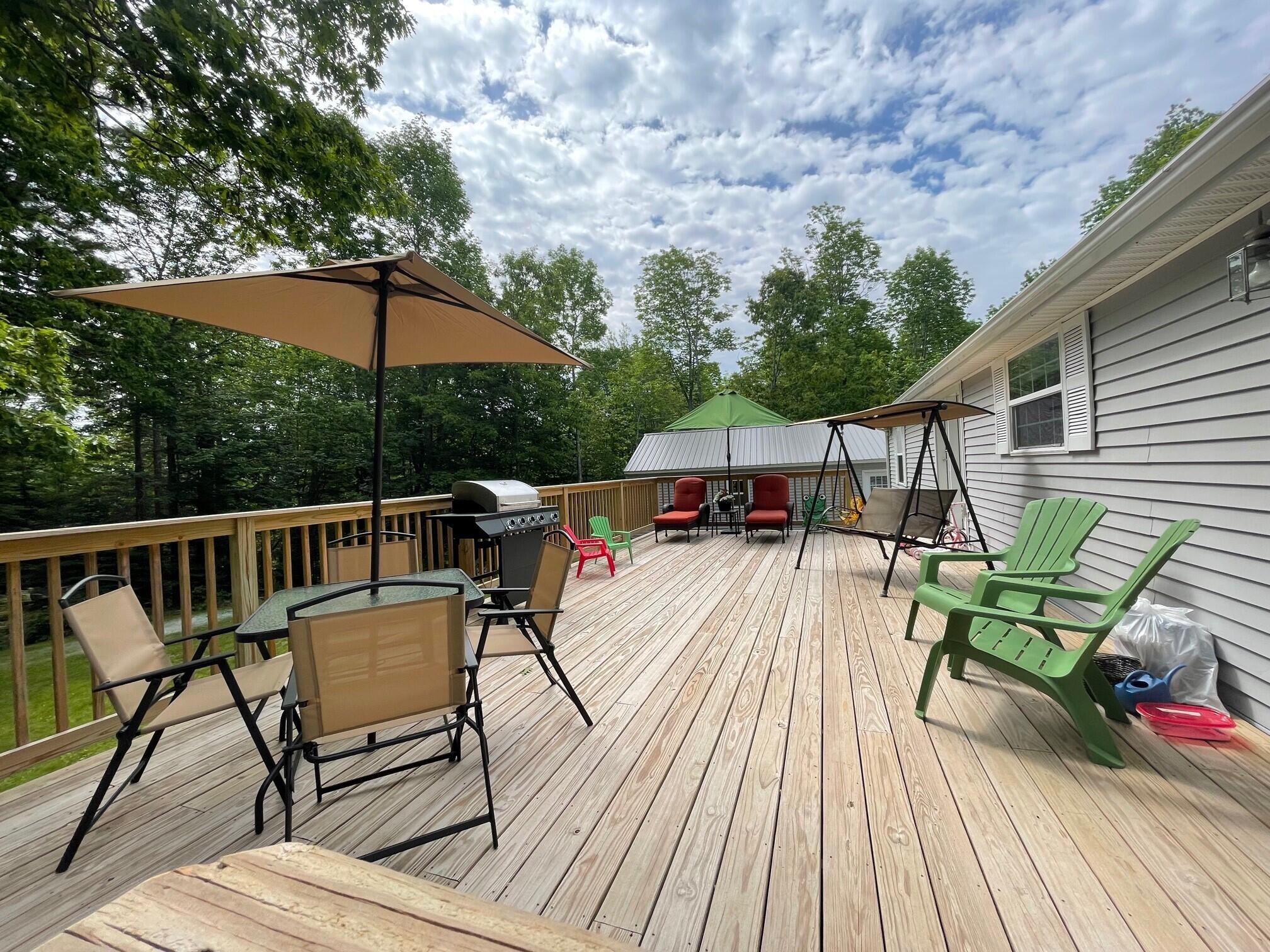 24 Lynch Hill Road Milbridge, ME 04658 - Photo 15 of 23 Large Rear Deck