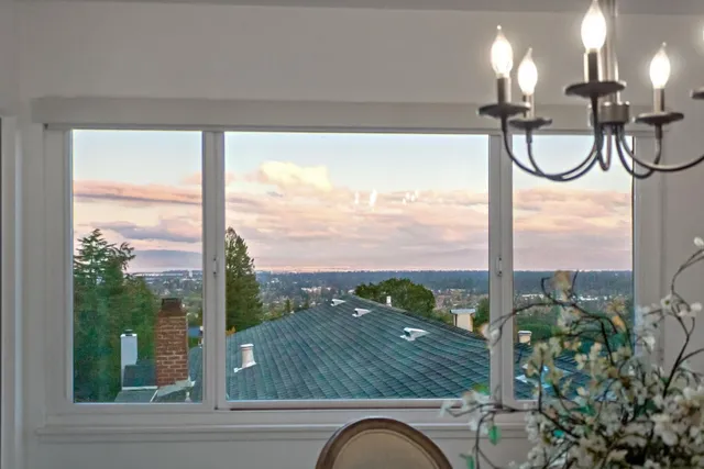 a view of balcony with workspace