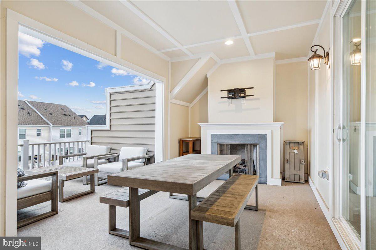 1141 Holden Road Frederick, MD 21701 - Photo 35 of 55 Covered Rear Porch w/ Fireplace