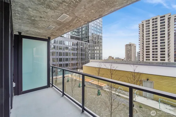 a front view of a building