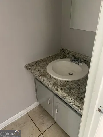 a view of bathroom sink