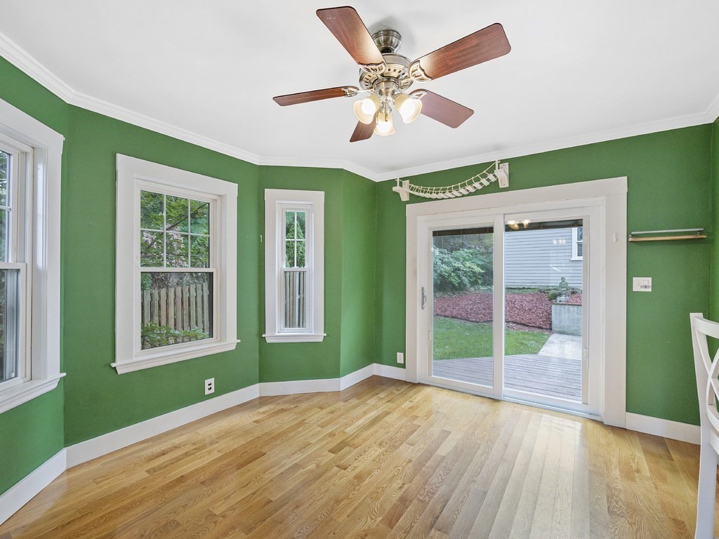 89 Green Street Wakefield, MA 01880 - Photo 9 of 38 a view of an room with wooden floor fan and windows