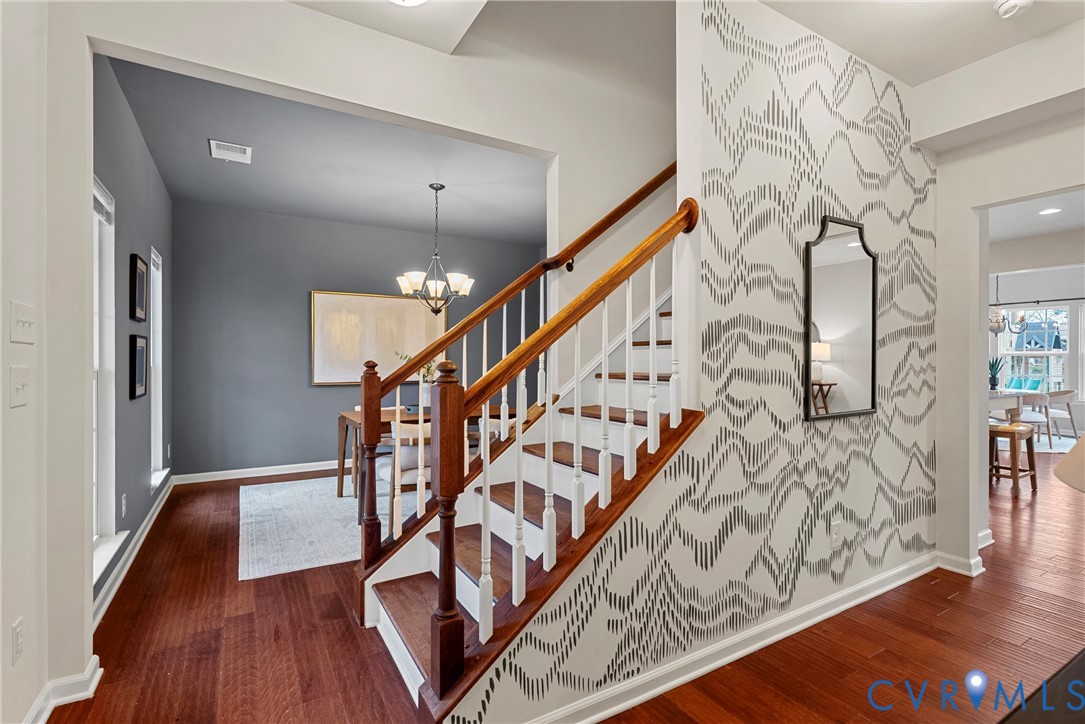 8316 Forge Road Henrico, VA 23228 - Photo 3 of 43 a view of entryway with wooden floor