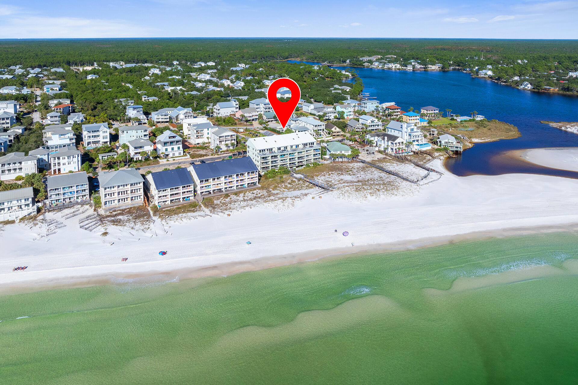 561 Eastern Lake Road, Unit 205 Santa Rosa Beach, FL 32459 - Photo 3 of 41 Drone3
