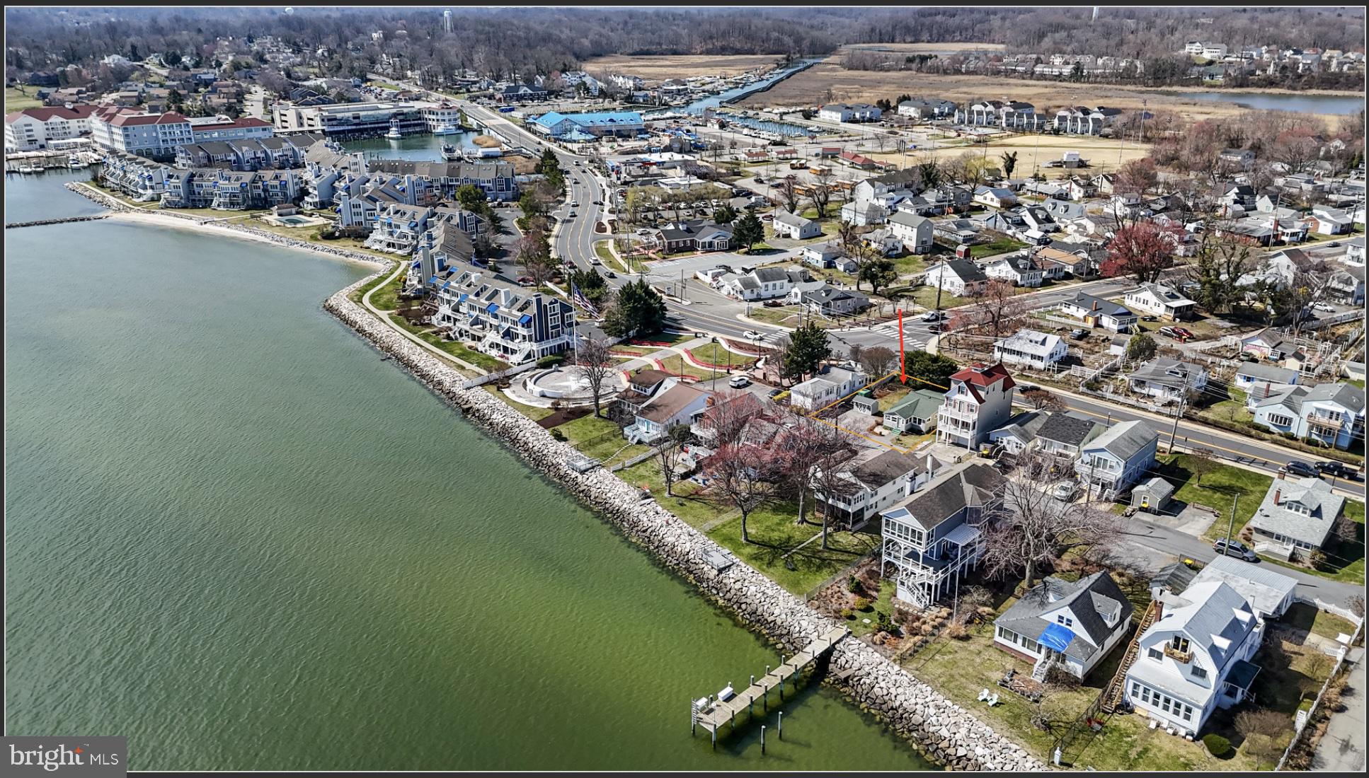 8227 Bayside Road Chesapeake Beach, MD 20732 - Photo 1 of 27 an aerial view of residential houses with outdoor space
