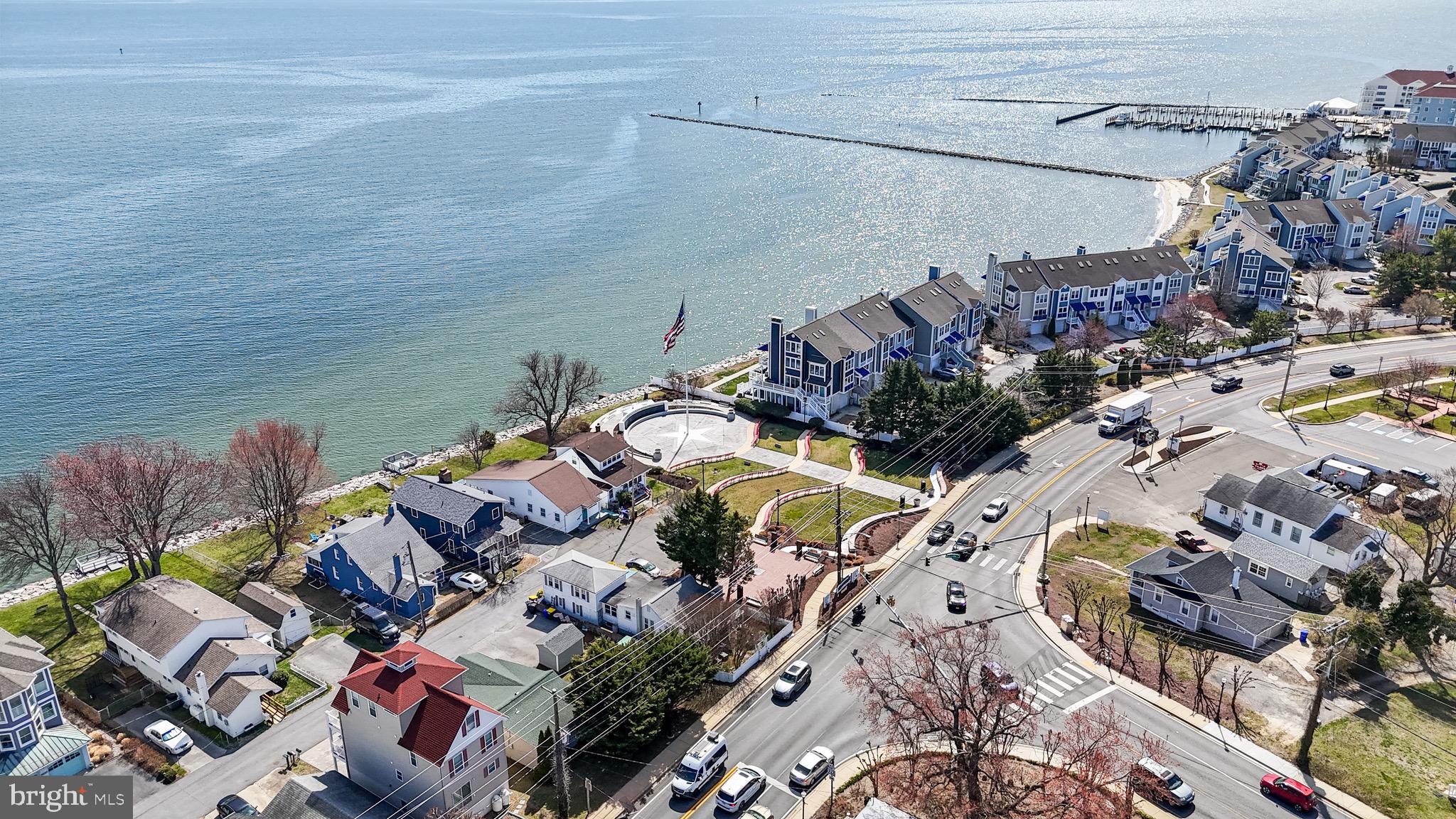 8227 Bayside Road Chesapeake Beach, MD 20732 - Photo 9 of 27 an aerial view of a house with a swimming pool