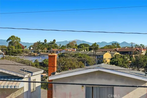 a view of city from the balcony