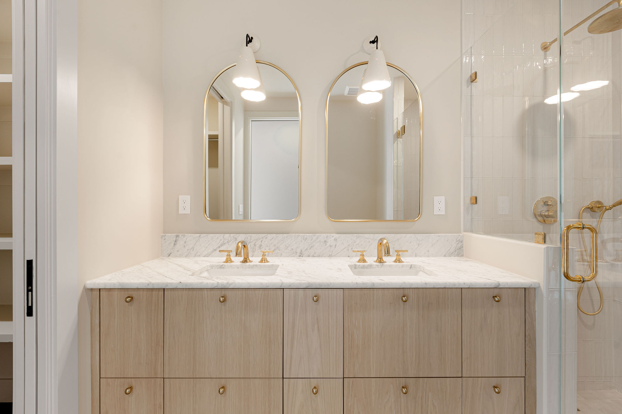 4412 Banister Lane, Unit 2 Austin, TX 78745 - Photo 21 of 29 a bathroom with a sink double vanity and a mirror