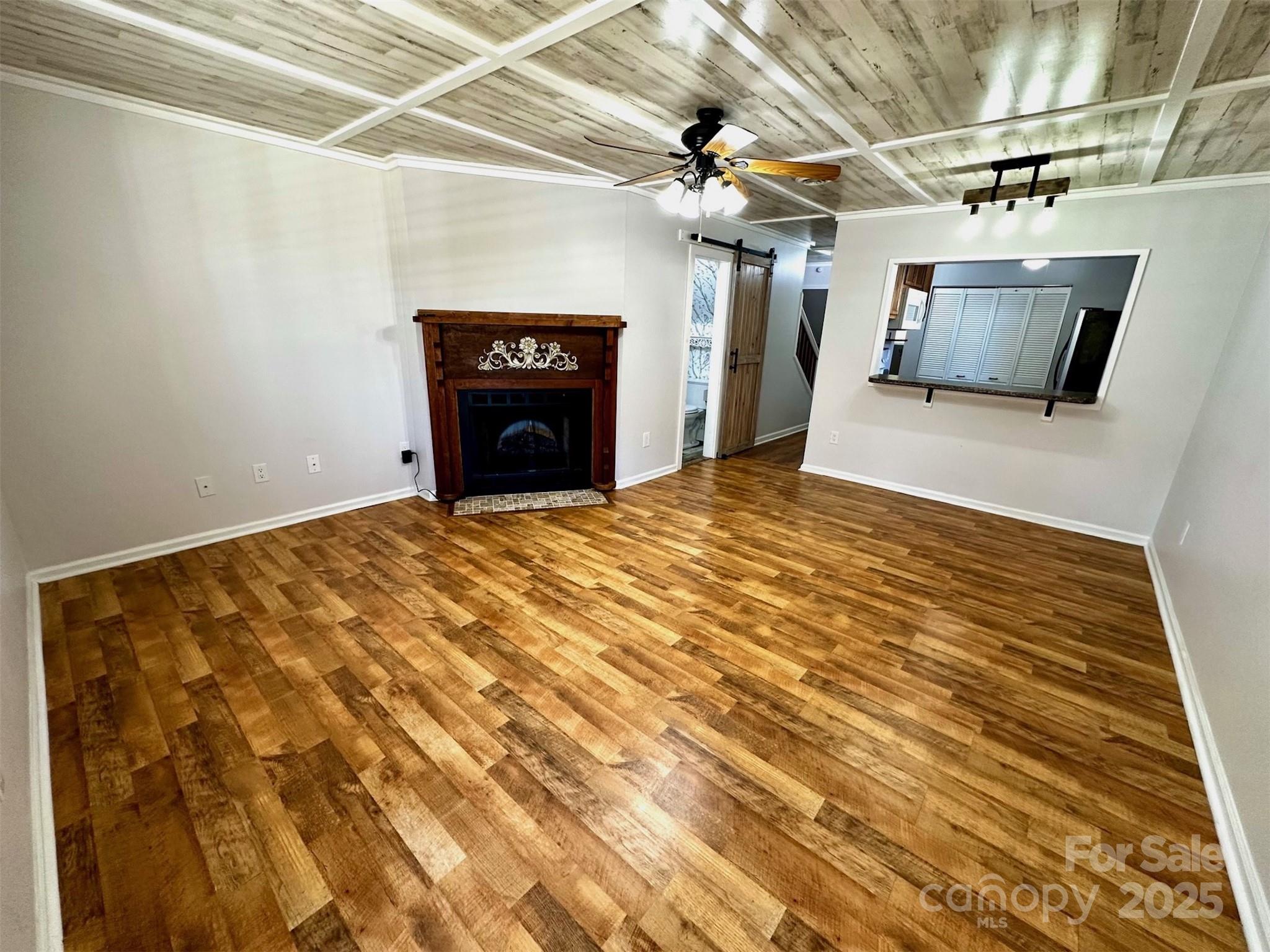 3 Rocking Porch Road Asheville, NC 28805 - Photo 8 of 25 a view of a livingroom with a fireplace
