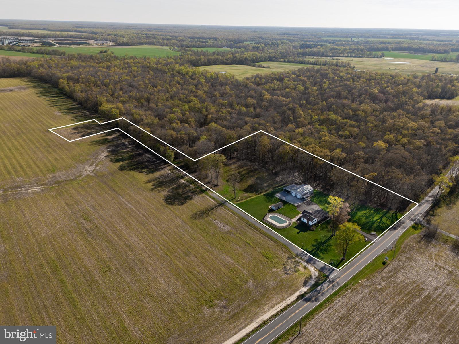 a view of a lake with a outdoor space